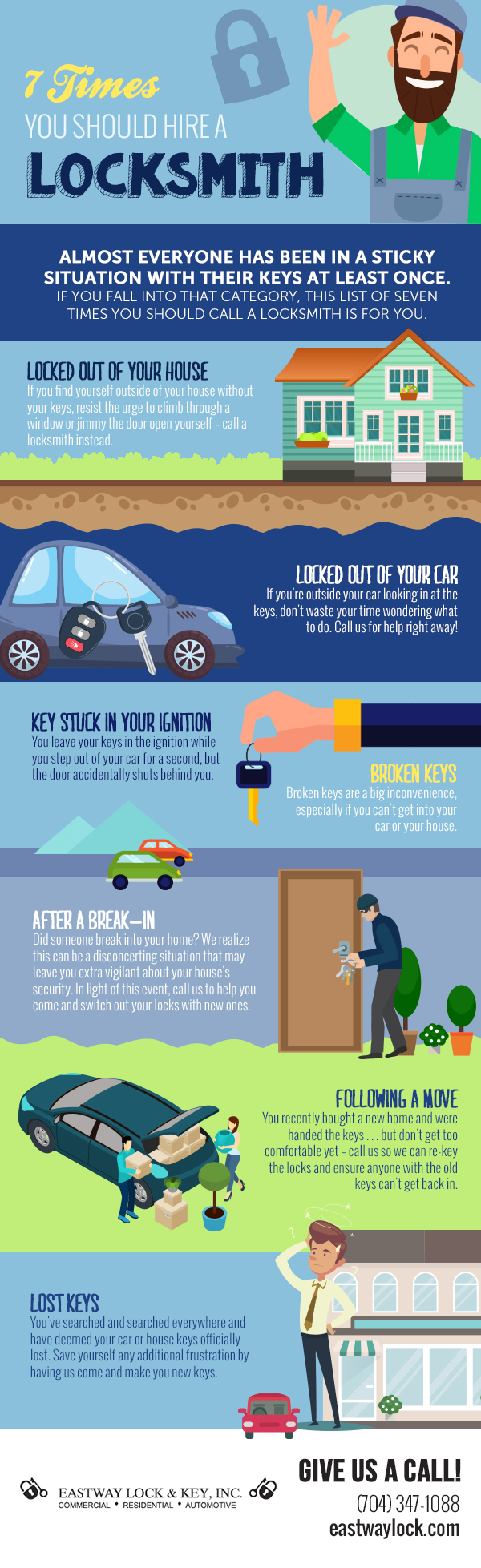 7 Times You Should Hire a Locksmith [infographic]