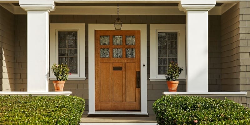 Wood doors withstand wear and tear very well