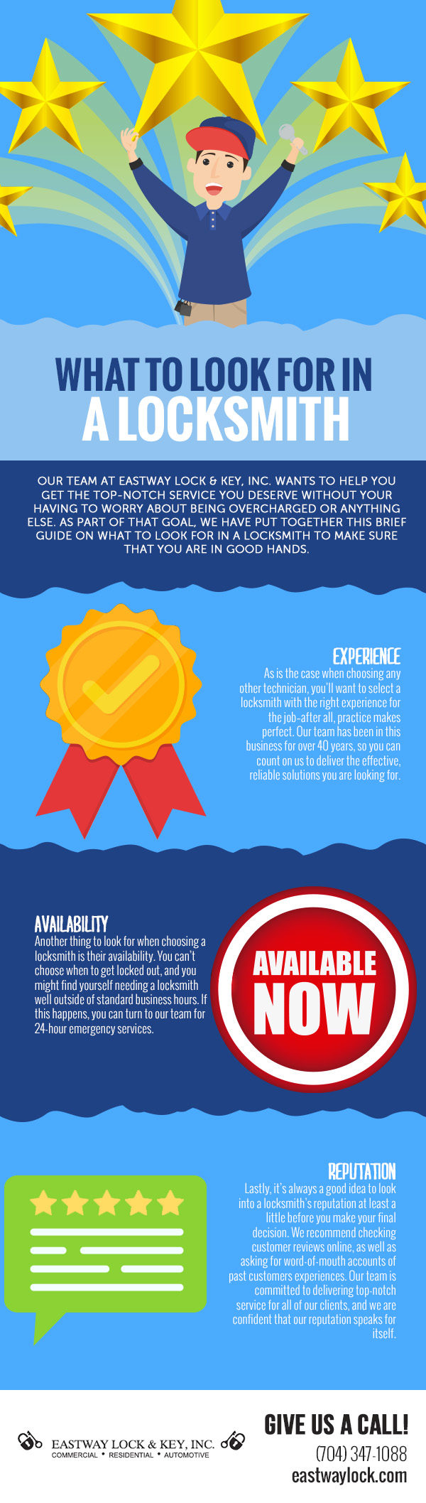 What to Look for in a Locksmith [infographic]