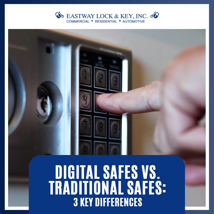 Digital Safes vs. Traditional Safes: 3 Key Differences